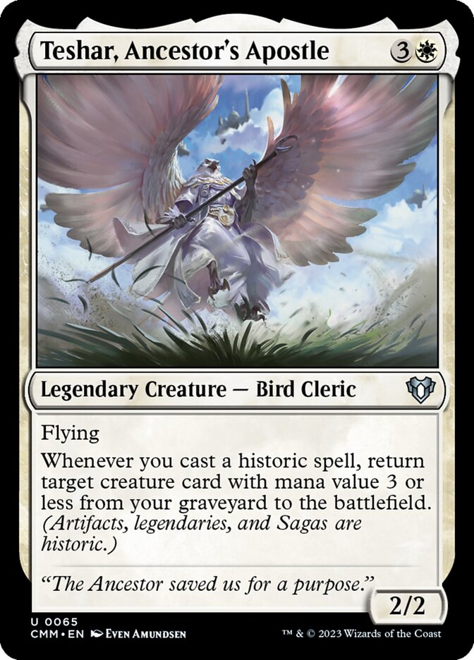 Teshar, Ancestor's Apostle 65 (Commander Masters)  | Good Games Adelaide SA