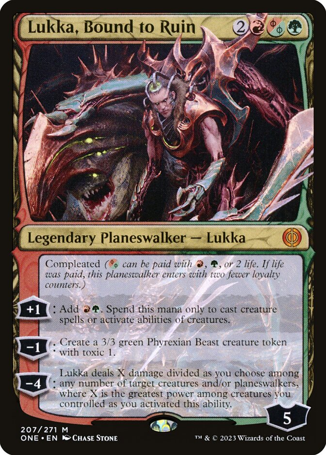 Lukka, Bound to Ruin 207 (Phyrexia: All Will Be One)  | Good Games Adelaide SA
