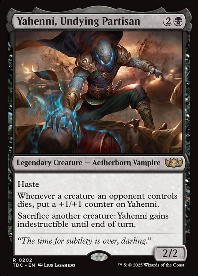 Yahenni Undying Partisan 202 (Commander: Tarkir: Dragonstorm)  | Good Games Adelaide SA