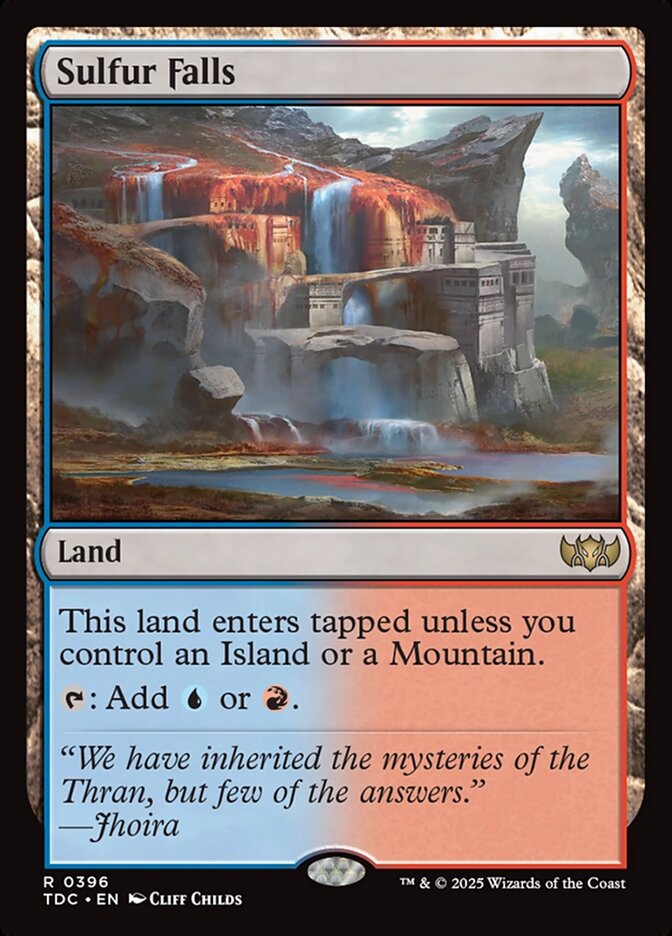 Sulfur Falls 396 (Commander: Tarkir: Dragonstorm)  | Good Games Adelaide SA
