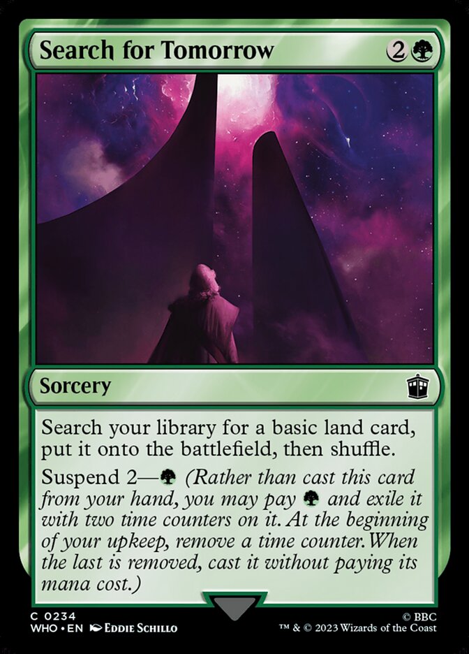 Search for Tomorrow 234 (Universes Beyond: Doctor Who)  - Foil | Good Games Adelaide SA