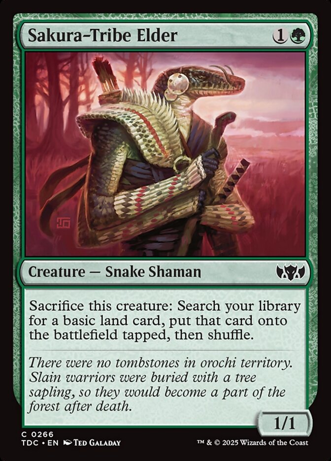Sakura-Tribe Elder 266 (Commander: Tarkir: Dragonstorm)  | Good Games Adelaide SA