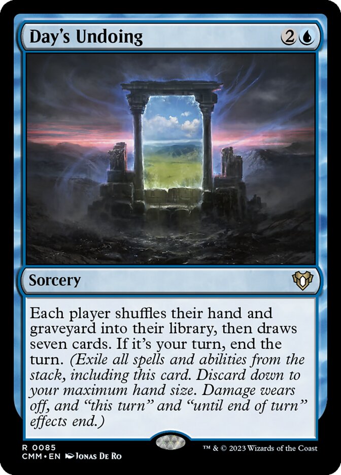 Days Undoing 85 (Commander Masters)  - Foil | Good Games Adelaide SA