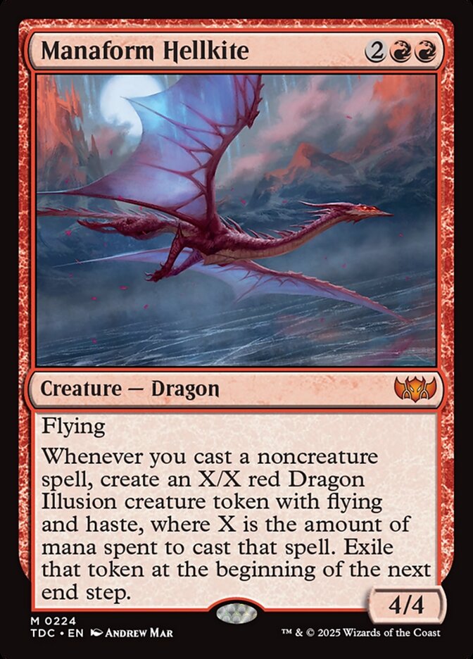 Manaform Hellkite 224 (Commander: Tarkir: Dragonstorm)  | Good Games Adelaide SA