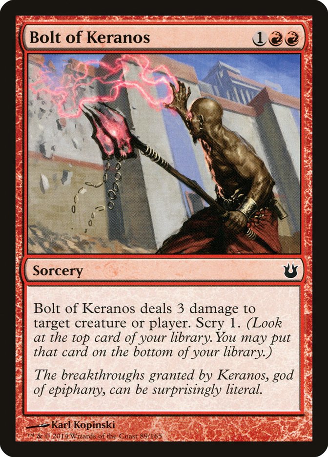 Bolt of Keranos 89 (Born of the Gods)  - Foil | Good Games Adelaide SA