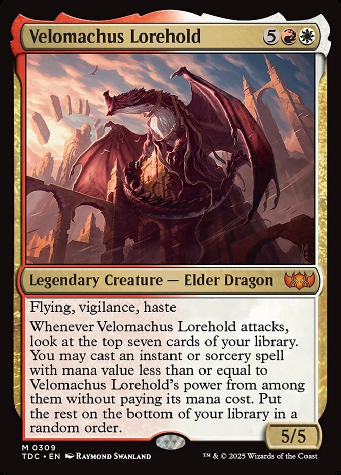 Velomachus Lorehold 309 (Commander: Tarkir: Dragonstorm)  | Good Games Adelaide SA