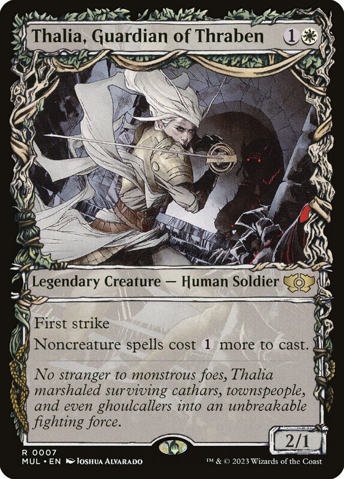 Thalia, Guardian of Thraben 7 (March of the Machine: Multiverse Legends)  - Showcase | Good Games Adelaide SA