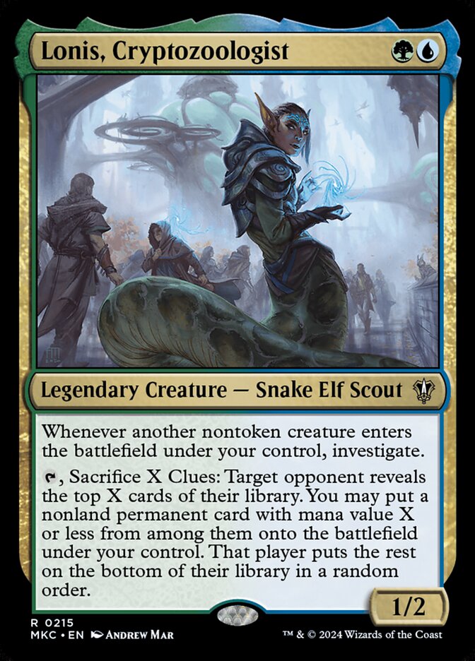 Lonis, Cryptozoologist 215 (Commander: Murders at Karlov Manor)  | Good Games Adelaide SA