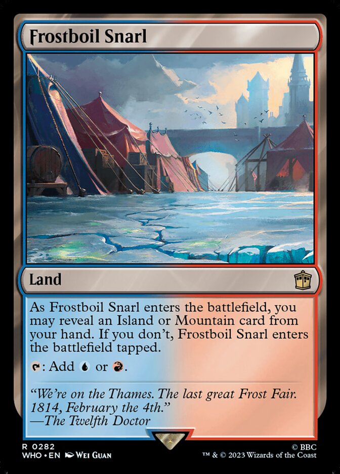 Frostboil Snarl 282 (Universes Beyond: Doctor Who)  - Foil | Good Games Adelaide SA