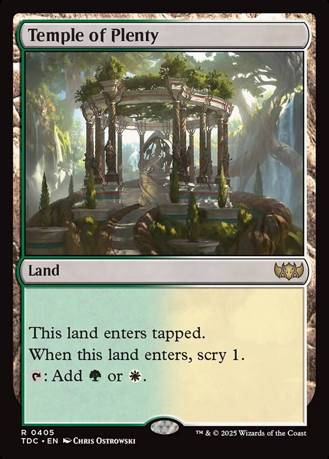 Temple of Plenty 405 (Commander: Tarkir: Dragonstorm)  | Good Games Adelaide SA