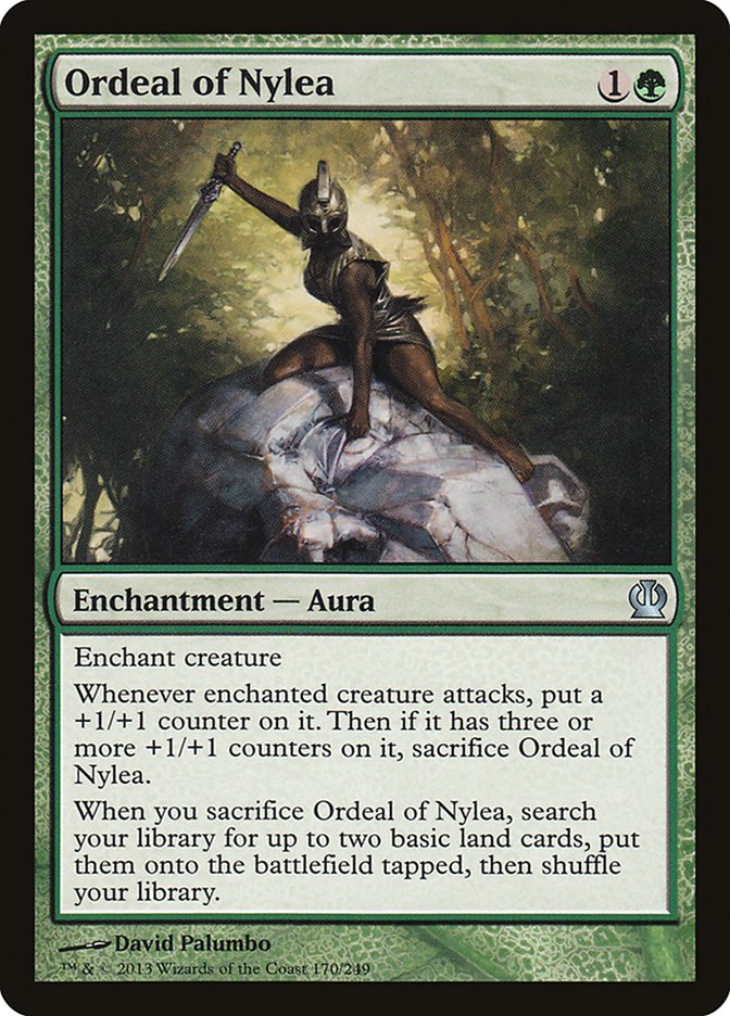 Ordeal of Nylea 170 (Theros)  - Foil | Good Games Adelaide SA