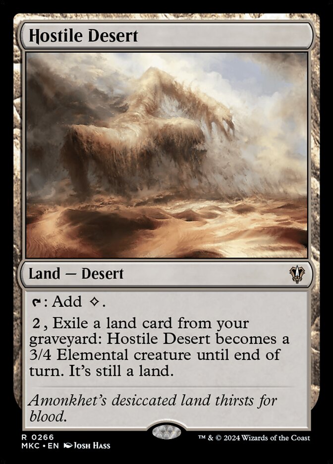 Hostile Desert 266 (Commander: Murders at Karlov Manor)  | Good Games Adelaide SA