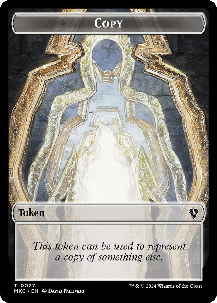 Copy Zombie Double Sided Token 27 // 11 (Commander: Murders at Karlov Manor)  | Good Games Adelaide SA