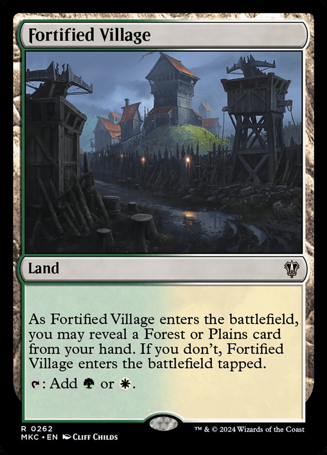 Fortified Village 262 (Commander: Murders at Karlov Manor)  | Good Games Adelaide SA