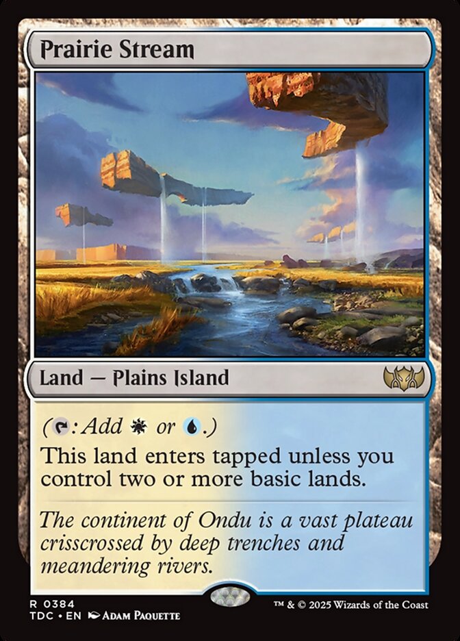 Prairie Stream 384 (Commander: Tarkir: Dragonstorm)  | Good Games Adelaide SA
