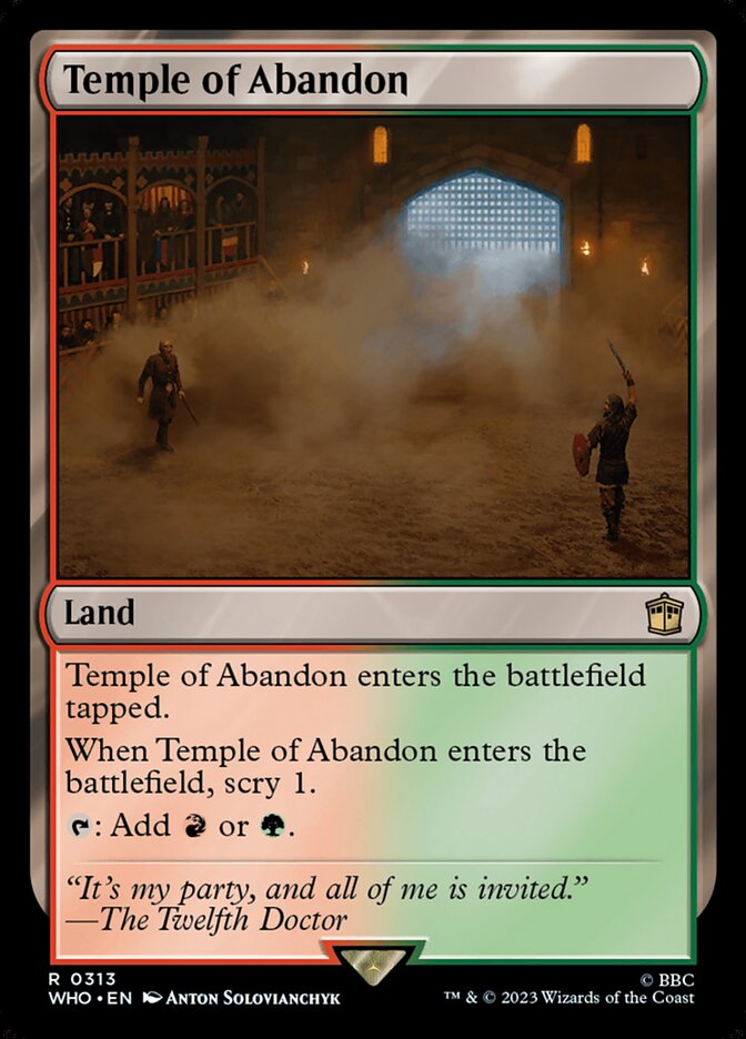 Temple of Abandon 313 (Universes Beyond: Doctor Who)  | Good Games Adelaide SA