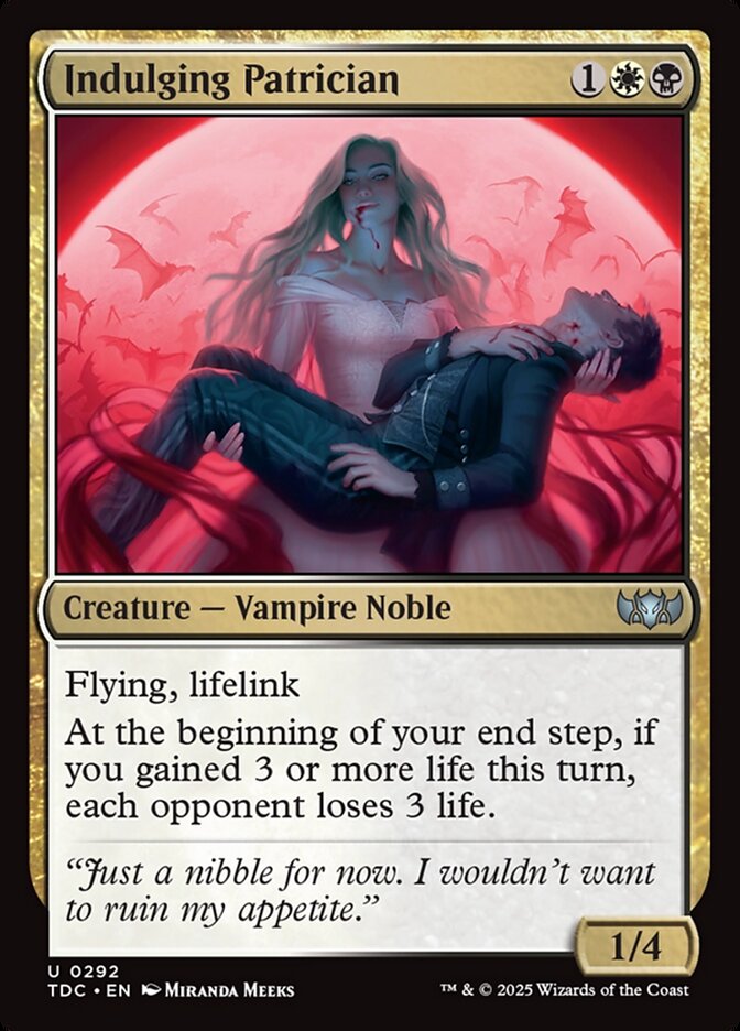 Indulging Patrician 292 (Commander: Tarkir: Dragonstorm)  | Good Games Adelaide SA