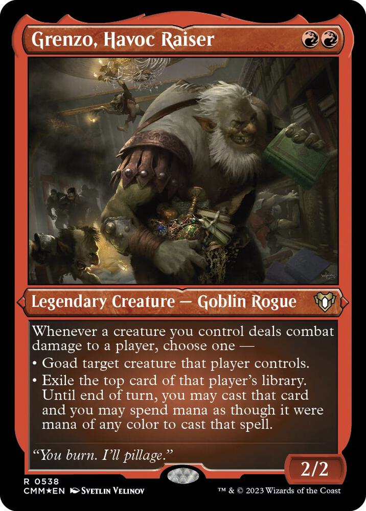 Grenzo, Havoc Raiser 538 (Commander Masters)  - Etched Foil | Good Games Adelaide SA