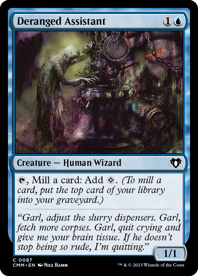 Deranged Assistant 87 (Commander Masters)  - Foil | Good Games Adelaide SA