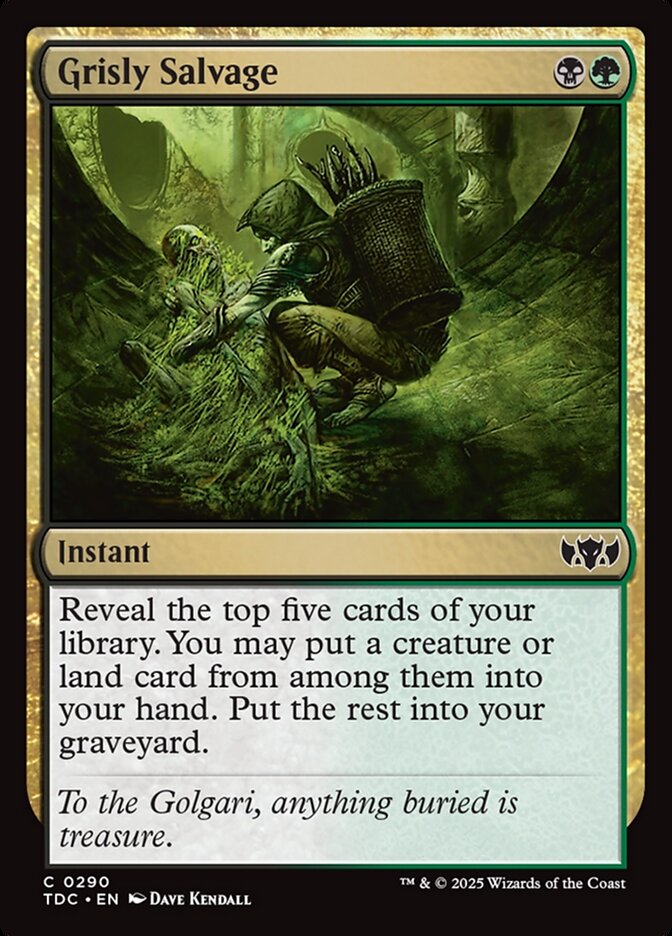 Grisly Salvage 290 (Commander: Tarkir: Dragonstorm)  | Good Games Adelaide SA