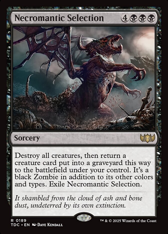 Necromantic Selection 189 (Commander: Tarkir: Dragonstorm)  | Good Games Adelaide SA