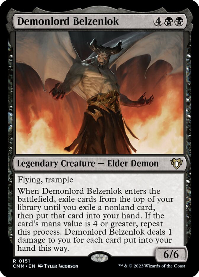 Demonlord Belzenlok 151 (Commander Masters)  - Foil | Good Games Adelaide SA