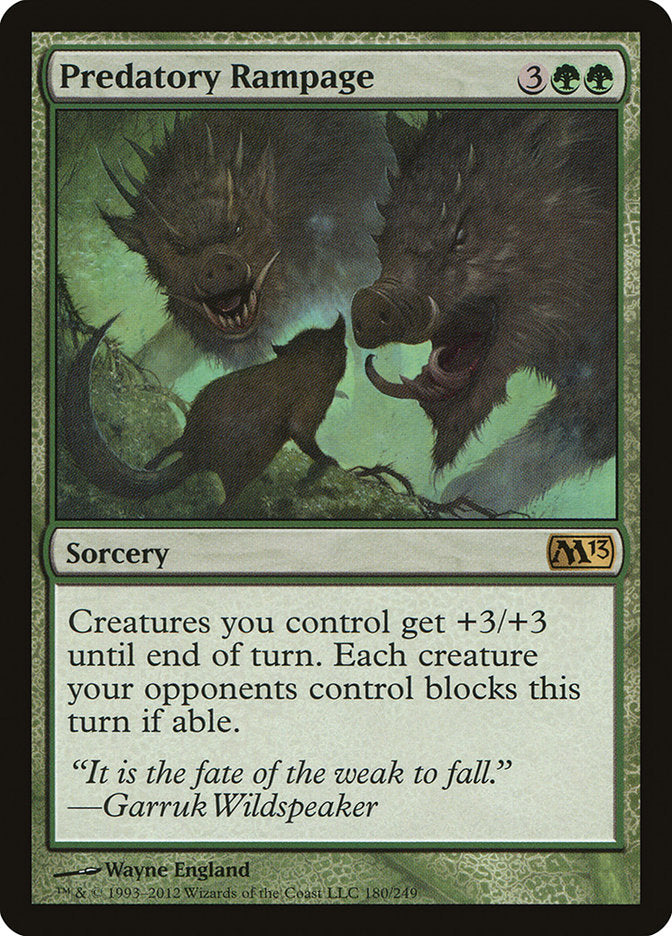 Predatory Rampage 180 (Magic 2013 (M13))  | Good Games Adelaide SA