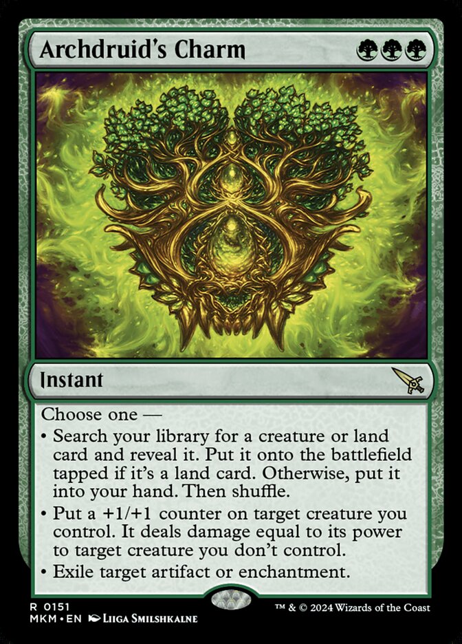 Archdruids Charm 151 (Murders at Karlov Manor)  - Foil | Good Games Adelaide SA