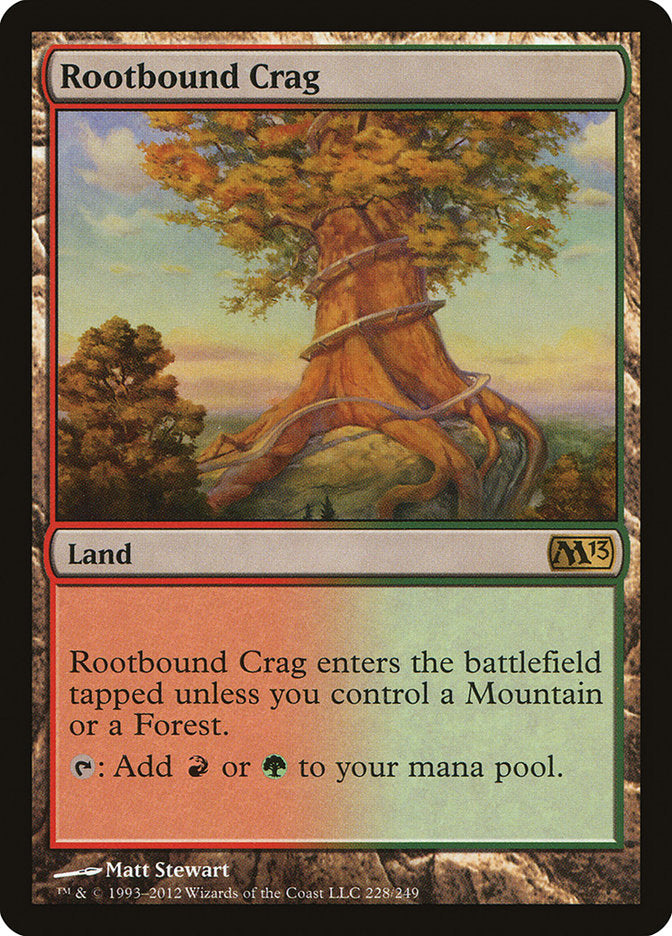 Rootbound Crag 228 (Magic 2013 (M13))  - Foil | Good Games Adelaide SA