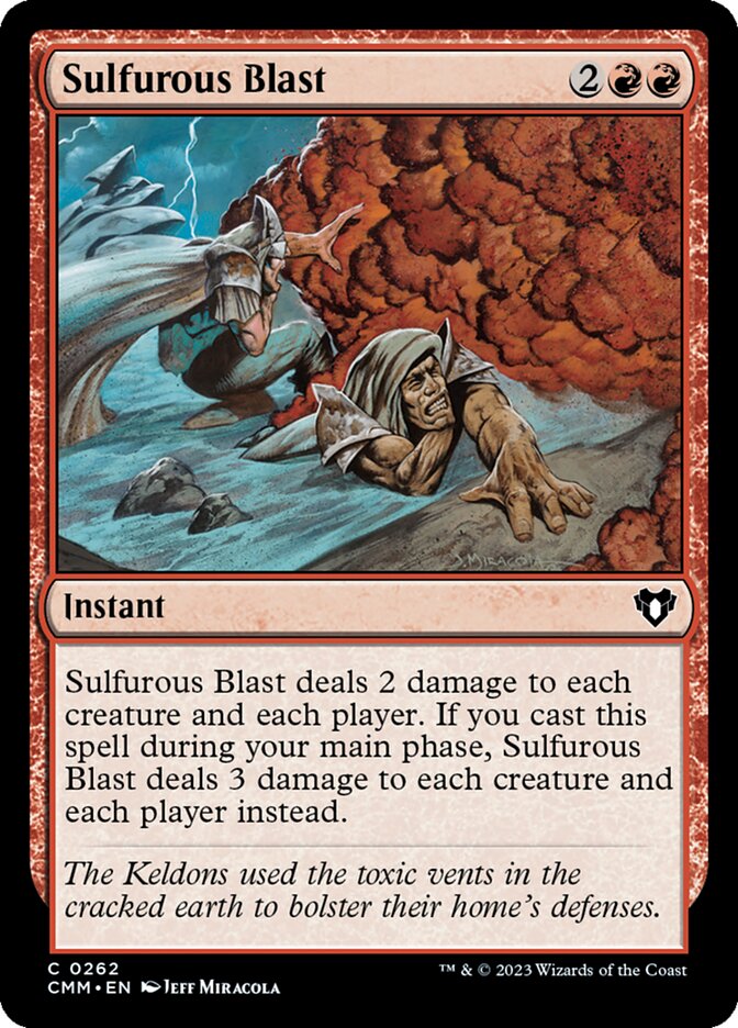 Sulfurous Blast 262 (Commander Masters)  | Good Games Adelaide SA