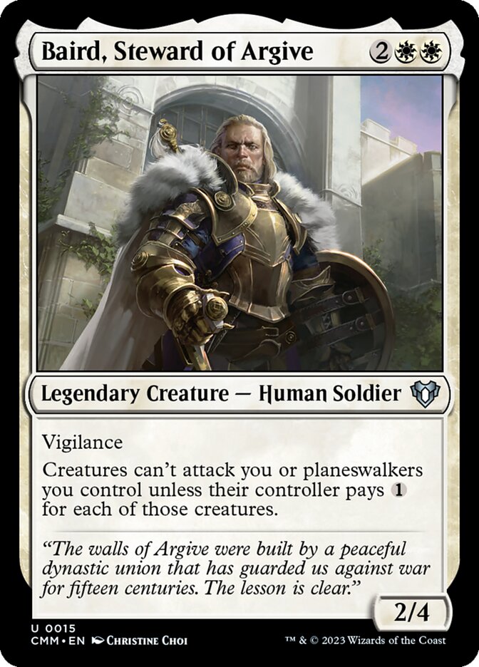 Baird, Steward of Argive 15 (Commander Masters)  - Foil | Good Games Adelaide SA