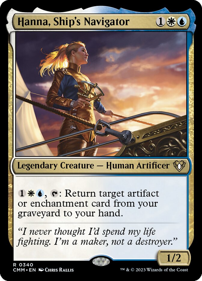 Hanna, Ship's Navigator 340 (Commander Masters)  - Foil | Good Games Adelaide SA