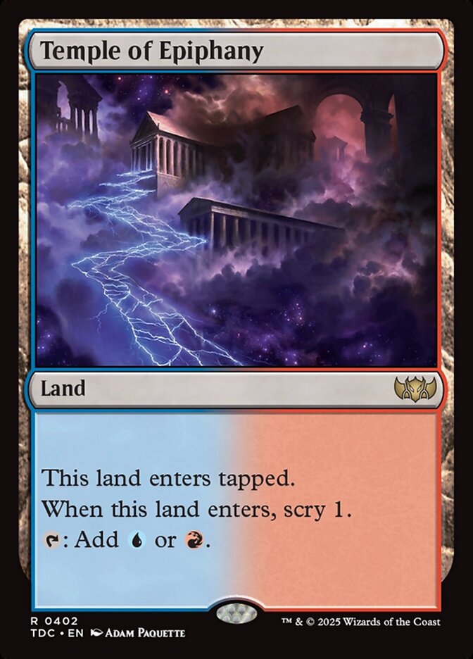Temple of Epiphany 402 (Commander: Tarkir: Dragonstorm)  | Good Games Adelaide SA