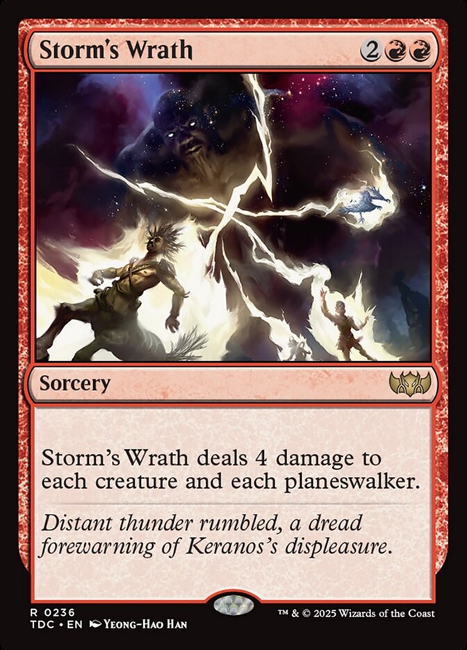 Storm's Wrath 236 (Commander: Tarkir: Dragonstorm)  | Good Games Adelaide SA