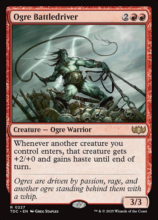 Ogre Battledriver 227 (Commander: Tarkir: Dragonstorm)  | Good Games Adelaide SA