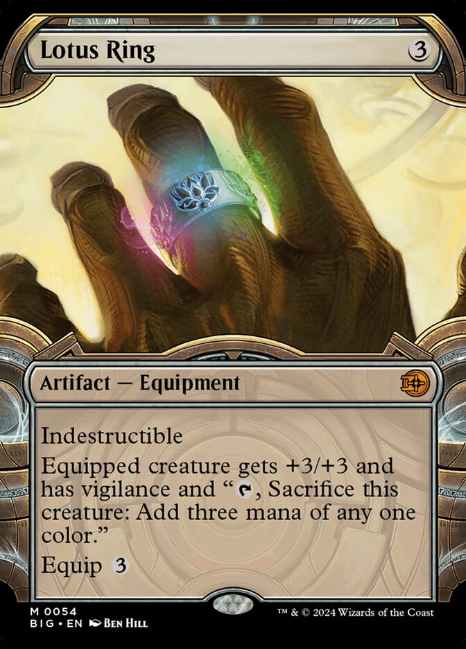 Lotus Ring 54 (Outlaws of Thunder Junction: The Big Score)  - Foil | Good Games Adelaide SA