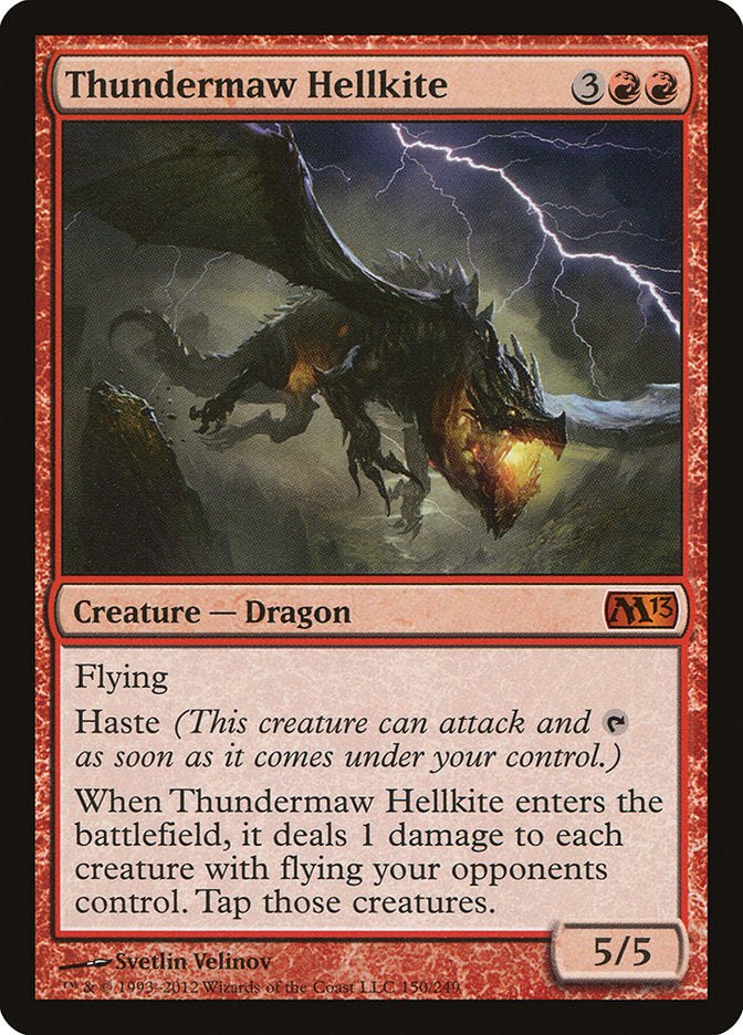 Thundermaw Hellkite 150 (Magic 2013 (M13))  - Foil | Good Games Adelaide SA