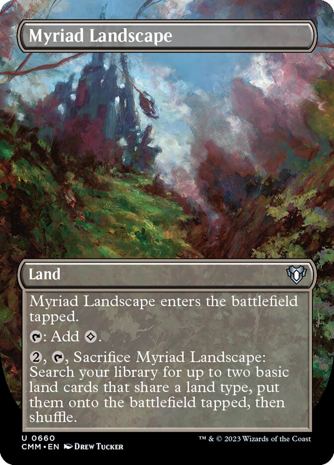 Myriad Landscape 660 (Commander Masters)  - Borderless | Good Games Adelaide SA