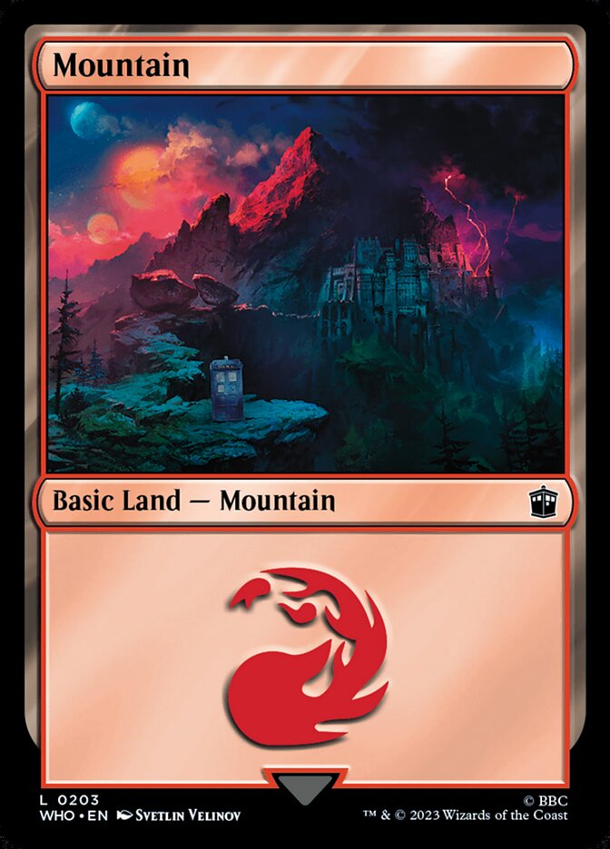 Mountain 203 (Universes Beyond: Doctor Who)  - Foil | Good Games Adelaide SA