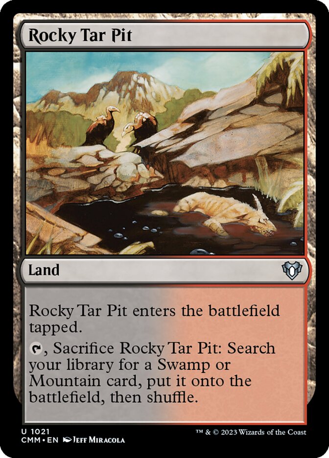 Rocky Tar Pit 1021 (Commander Masters)  | Good Games Adelaide SA