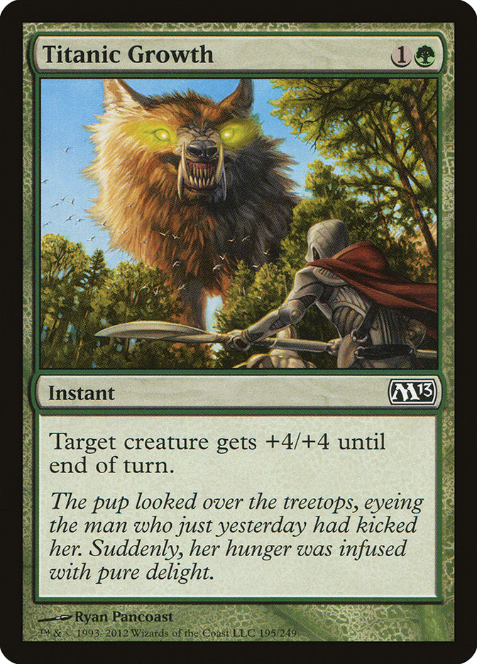 Titanic Growth 195 (Magic 2013 (M13))  - Foil | Good Games Adelaide SA