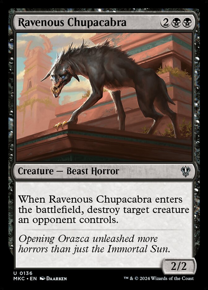 Ravenous Chupacabra 136 (Commander: Murders at Karlov Manor)  | Good Games Adelaide SA