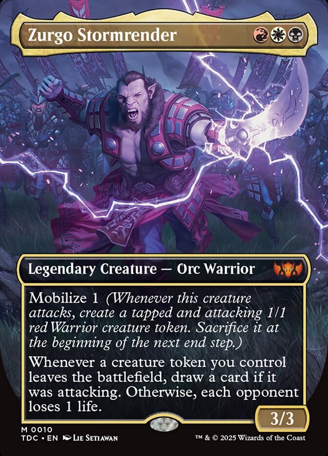 Zurgo Stormrender 10 (Commander: Tarkir: Dragonstorm)  | Good Games Adelaide SA