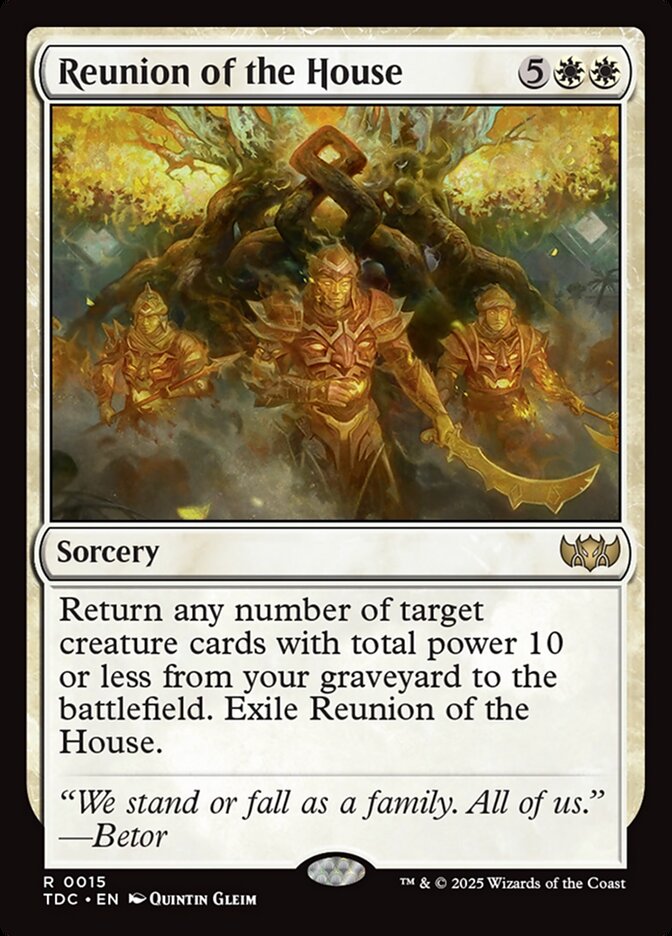 Reunion of the House 15 (Commander: Tarkir: Dragonstorm)  | Good Games Adelaide SA