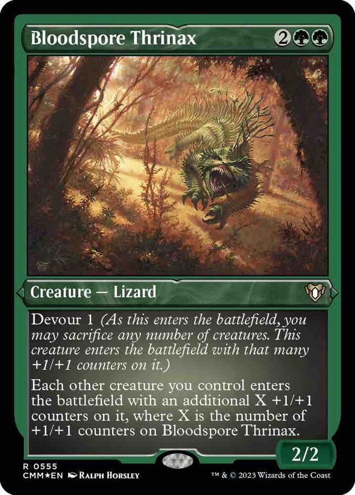 Bloodspore Thrinax 555 (Commander Masters)  - Foil | Good Games Adelaide SA