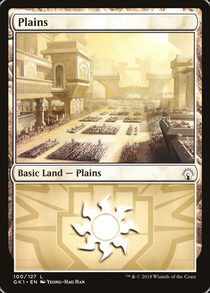 Plains 100 (Guilds of Ravnica: Guild Kits)  | Good Games Adelaide SA