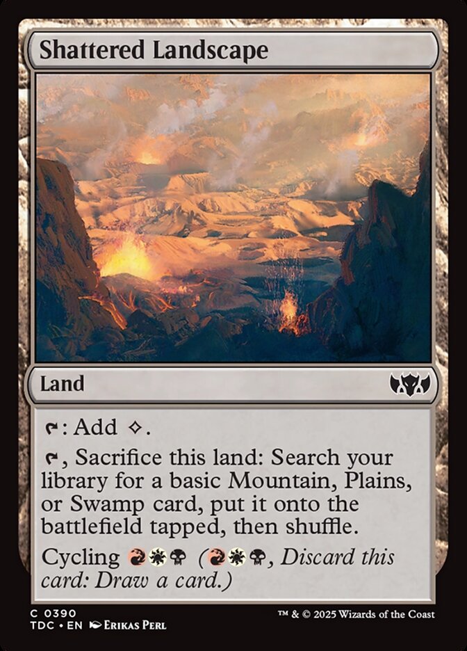Shattered Landscape 390 (Commander: Tarkir: Dragonstorm)  | Good Games Adelaide SA