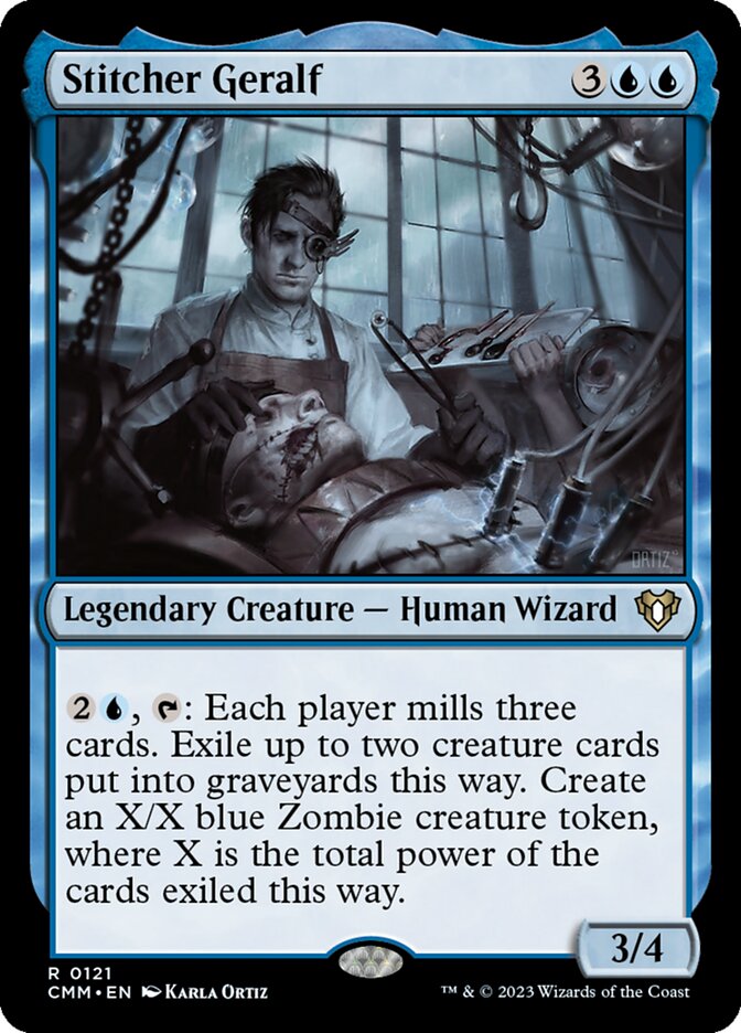 Stitcher Geralf 121 (Commander Masters)  - Foil | Good Games Adelaide SA
