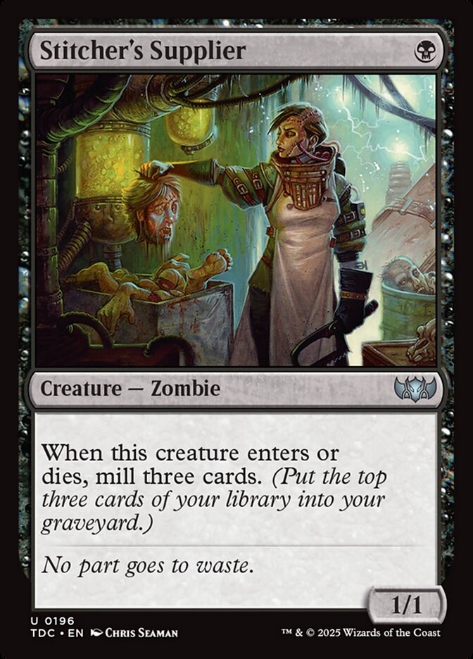 Stitcher's Supplier 196 (Commander: Tarkir: Dragonstorm)  | Good Games Adelaide SA