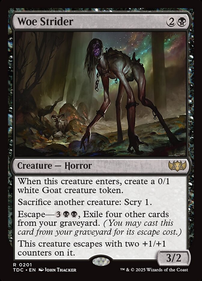 Woe Strider 201 (Commander: Tarkir: Dragonstorm)  | Good Games Adelaide SA
